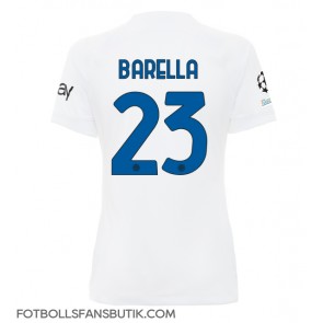 Inter Milan Nicolo Barella #23 Replika Bortatröja Damer 2023-24 Kortärmad